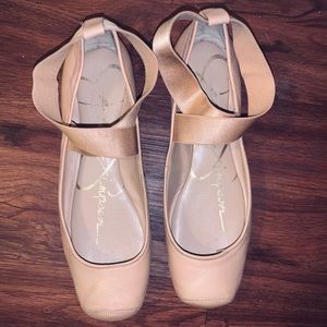 Jessica Simpson nude ballerina style ballet flats